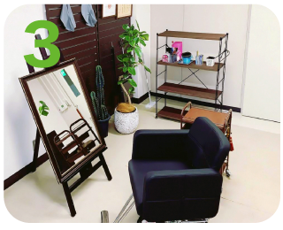 ご自宅や施設で美容院感覚を